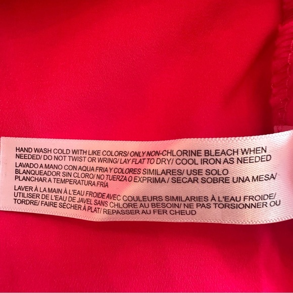 Eloquii Plus Size Pink Lined Lace Dress - Picture 7 of 10